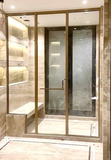 Slim Aluminium Frame BathroomShower Enclosure with