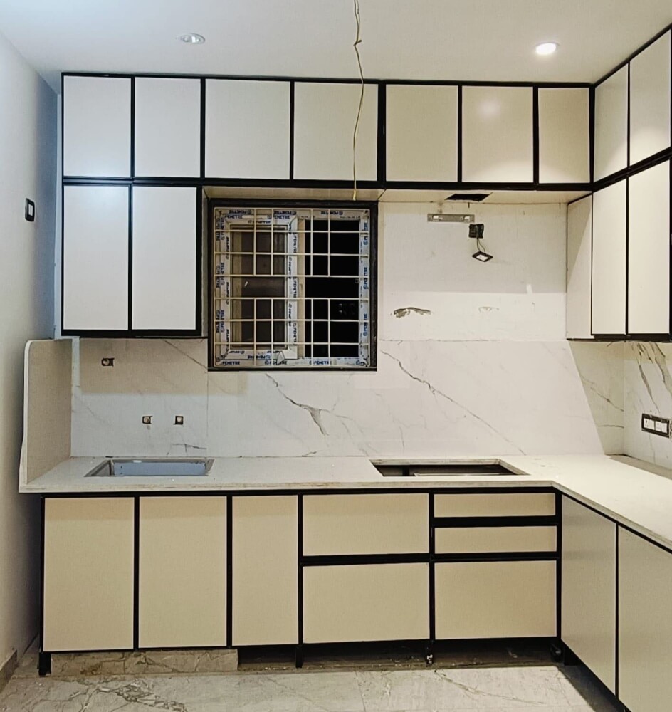 Aluminium kitchen cabinets Power Coating