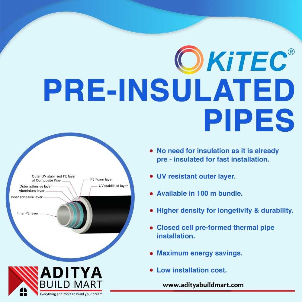 Pre-insulated KiTEC Composite Pipes