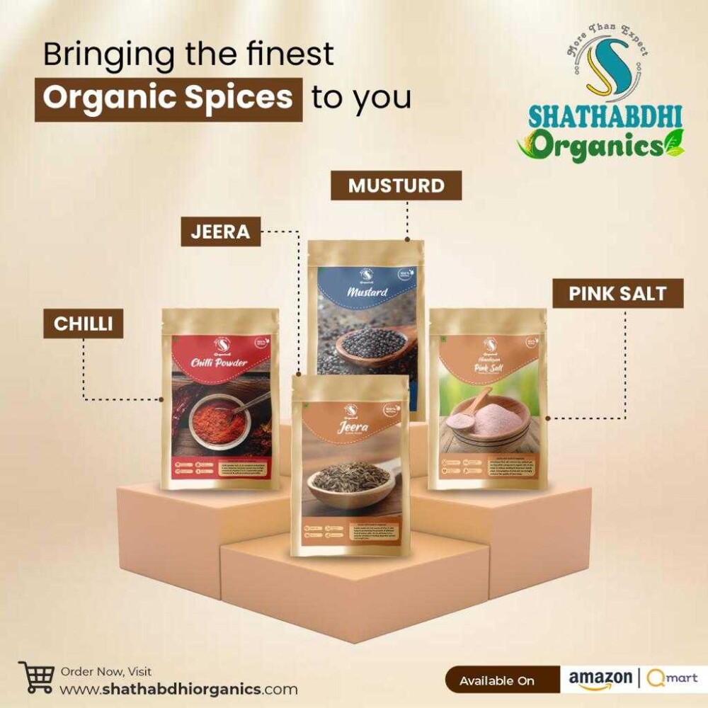 Pink Salt, Mustard, Jeera, Chilli