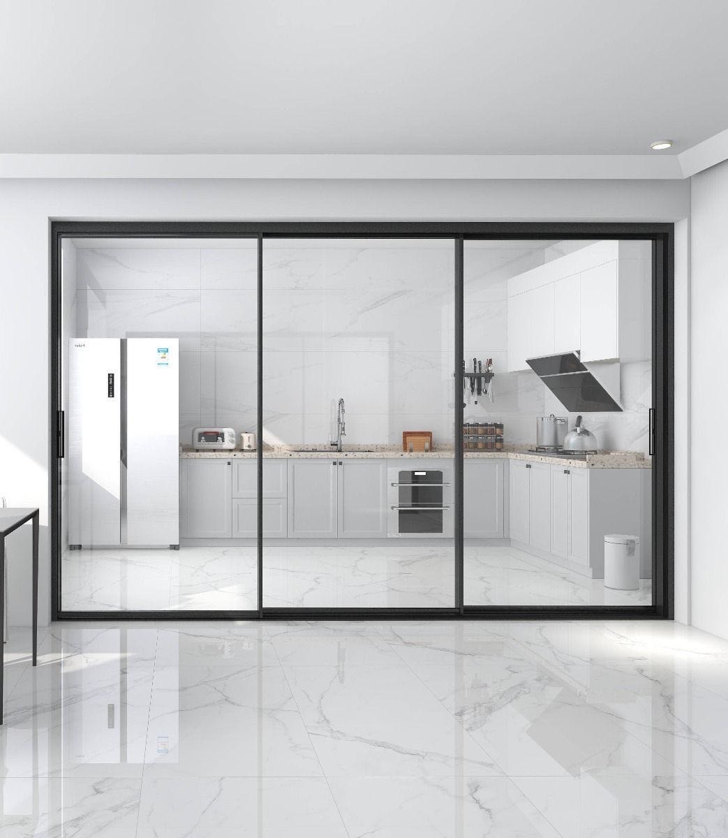 Aluminium Telescope Sliding Glass Door