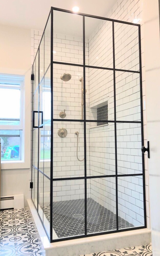 Aluminium Slim Profile Bathroom Partition